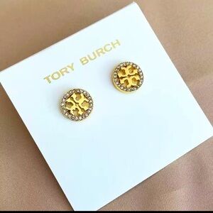 Tory Burch Crystal 'Miller Pavé' Stud Earrings